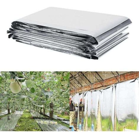 Reflektierende Silberne Mylar-folie, Hochreflektierend, Steigert Effektiv Das Pflanzenwachstum Für Gartengewächshäuser, 210 X 130 Cm