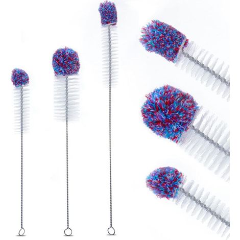 Flaschenreinigungsbürste – 3-teiliges Nylon-set – Länge 33/35/42 Cm – Entfernt Hartnäckigen Schmutz – Geeignet Für Enge Flaschenhälse