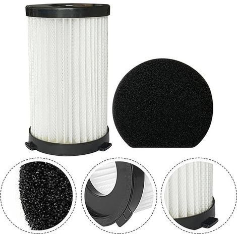 Schwammfilter Für Staubsauger, Kompatibel Mit Turbotronic, Tt-vs6, Turbo-stangenfilter-kit, Staubsaugerzubehör, Waschbares Und Wiederverwendbares Zubehör