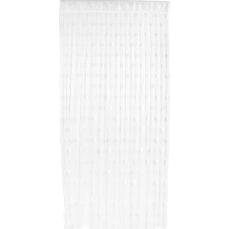 Tür- Und Fenstervorhang Aus Polyester – Ideal Für Die Dekoration Von Schlafzimmer Und Wohnzimmer (weiß) – 100 X 200 Cm