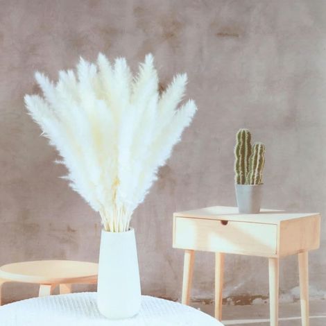 Set Aus 15 Großen Künstlichen Pampasgras-halmen Zur Vasenfüllung, Für Zuhause, Küche, Hochzeit, Büro Und Boho-dekoration