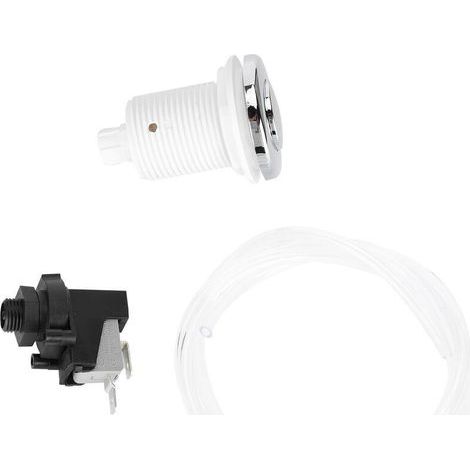 Schalter-set Für Luftknopf, Pneumatischer Schalter, Luftschalter, Schlauchset, Rohrleitungsset, Luftbetätigter Umschaltknopf Für Pool Und Whirlpool