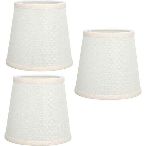 Trywise Handgefertigter Tischlampenschirm, 3-teilig, Weicher Stoff Mit Hoher Lichtdurchlässigkeit, Sehr Langlebig, Sicheres Design, Kleine Lampenschirme