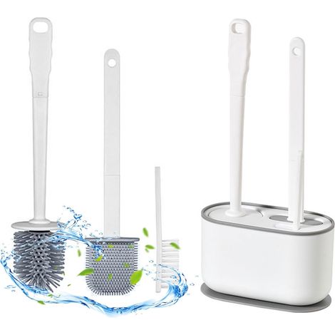 Brosse Wc Brosse Toilette, Balayette Wc Brosse De Toilette Et Support, Kit De Brosse De Nettoyage De Salle De Bain