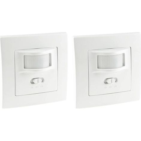 Bewegungsmelder Einbau Led-kompatibel Mit Einer Reichweite Von 9 M - 2-draht-technologie - Ip20 Ersetzt Einen Schalter, Weiß