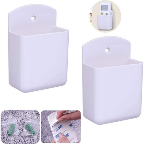 2er-pack Wandhalterungen Für Fernbedienungen, Selbstklebend, Universell, Fernbedienungs-organizer, Wandhalterung Für Büro, Schlafzimmer, Wohnzimmer - Rapanda