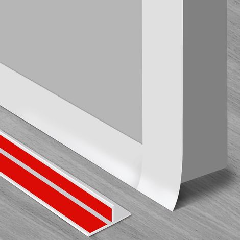 T-förmiges Silikon-dichtungsband Für Türen Und Fenster, 6 M × 3,5 Cm, Weiß, Zum Blockieren Von Kalter Zugluft Und Zur Geräuschreduzierung