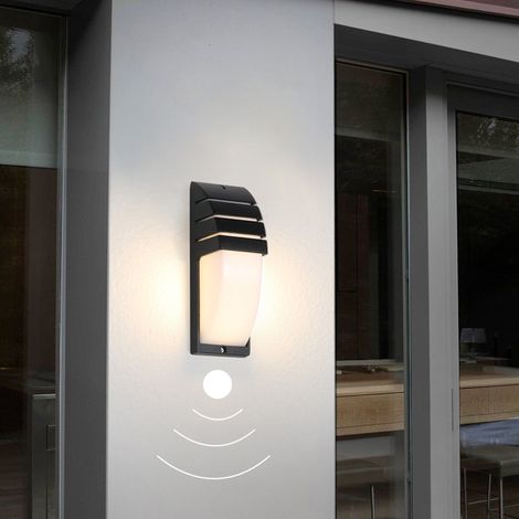 9w Led-wandleuchte, Moderne Einfache Wandleuchte, Weiße Induktionslampe, Wasserdichte Nachtlicht Für Garten, Balkon, Terrasse, Flur, Patio, Außenwand