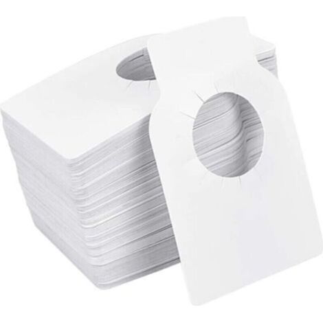 100 Stück Weinkeller-etiketten, Wiederverwendbare Weinflaschen-etiketten, Leere Pvc-etiketten, Kunststoff-geschenkanhänger Für Weinflaschen Und Keller, Weiß (5,7 X 8,9 Cm)
