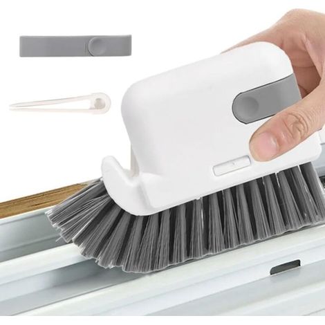 1 Stück 3-in-1 Fugenreinigungsbürste, Fugenbürste, Fliesenfugenbürste, Multifunktionale Reinigungsbürste Für Fenster, Küchen Und Badezimmer