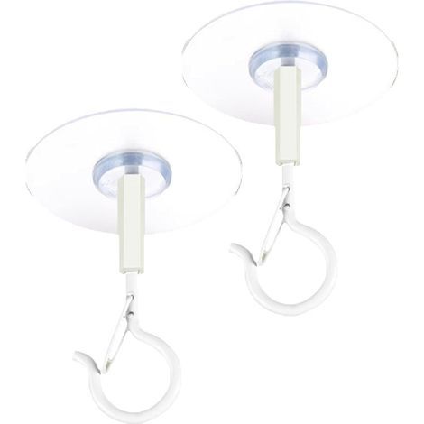 2er-set Selbstklebende Deckenhaken, Sichere Aufhängeclips, Windfeste Wandbefestigung, Robuste Selbstklebebefestigung, Lösung Zum Aufhängen Von Lichtern, Bannern Und Windglocken