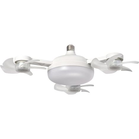Led-deckenventilator Mit Fernbedienung, Einstellbare Helligkeit Und Effiziente Luftzirkulation Für Den Hausgebrauch (drei Köpfe)