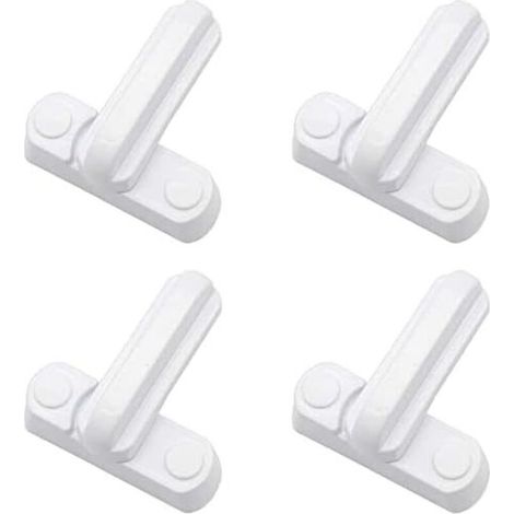 4er-set Fensterriegel Aus Aluminiumlegierung – Verstärkte Sicherheit Für Pvc-fenster Und -türen – Einfache Installation Und Langlebig