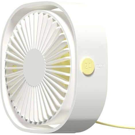 Luftkühlventilator Mit 3 Windgeschwindigkeiten, Tragbarer Wiederaufladbarer Ventilator Für Reisen, Schlafzimmer, Büro Und Auto
