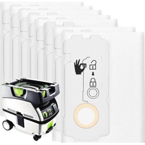 10er-pack Staubsaugerbeutel Für Festool Ct Mini Ct Midi (ab 2019), Artikelnummer 204308, Staubbeutel, Saugzubehör, Ersatz-filterbeutel Für Staubsauger.