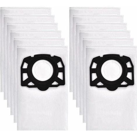 12 Staubsaugerbeutel Für Karcher Wd4 Wd5 Wd6 Premium, Für Nass-/trockensauger Karcher Mv4, Mv5, Mv6 2.863-006.0-liaiki