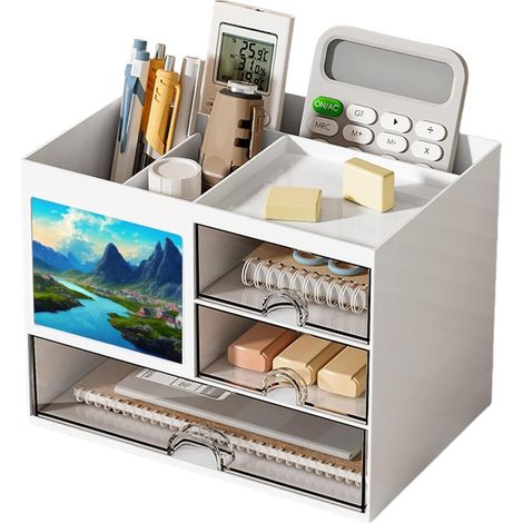 Wasserdichter Büro-organizer – Keine Installation Erforderlich Und Leicht Zu Reinigen
