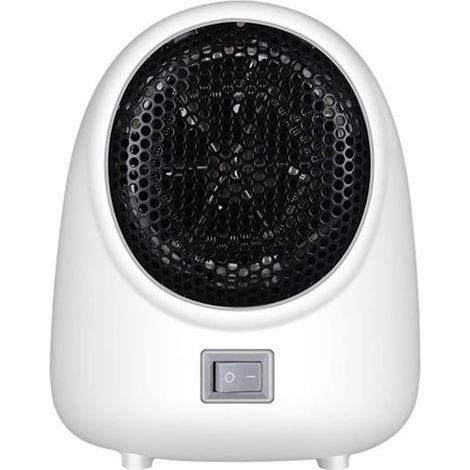 Heißluftgebläse, Schneller Heizlüfter, Mechanisch Kompakt, Praktisch, Mini-heizgerät Für Büro Und Zuhause, Leise, Elektrische Heizung (farbe: Weiß)
