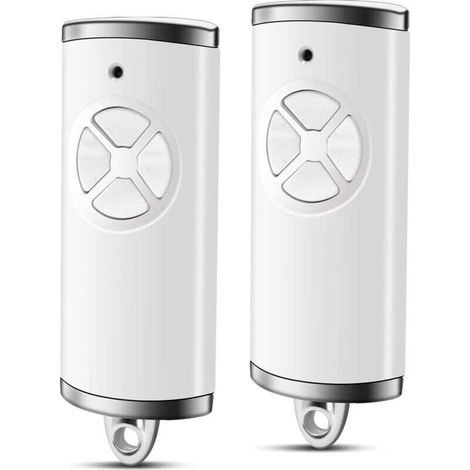 2er-pack Handsender Kompatibel Mit Hörmann - Garagentoröffnung - Mit 4 Funktionen - Kompatibel Mit Hörmann Hse2-868-bs, Hse-4-868-bs, Hs1-868-bs, Hss4-868-bs - Weiß 4511736
