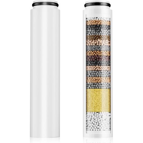 2er-pack Ersatzfilter Für Duschköpfe, Kompatibel Mit Den Asin-referenzen B0csyyd9hd, B0cxp5wm77 Und B0cxp12qdq. 20-schichtige Filter Für Hartes Wasser Zur Entfernung Von Chlor Und Schadstoffen.