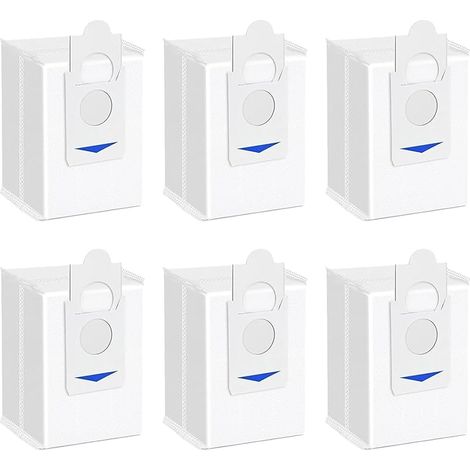 6er-pack Staubbeutel Für Ecovacs Deebot X2/x2 Omni/x2 Pro/x5 Pro/x5 Omni Saugroboter Mit Automatischer Entleerungsstation Dex86 Ddb030025