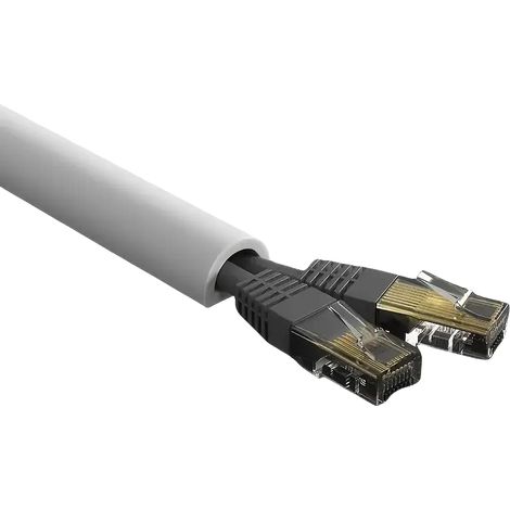 Pvc-kabelkanal, Weiß, Länge 1 Meter, 1 Stück, Kabelmanagement-kanal Zur Bodenbefestigung Mit Abdeckplatte