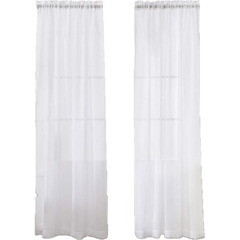 Badezimmer-vorhänge: Halbtransparente Leinenvorhänge Mit Ösen – Kombinieren Privatsphäre Und Sanftes Licht – Weiß, 130 X 150 Cm (2er-pack)