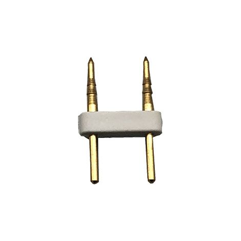 2-poliger Stecker Für 220v Ac Einfarbiges Led-band, Alle 25/100 Cm Abschneidbar – 10 Stück