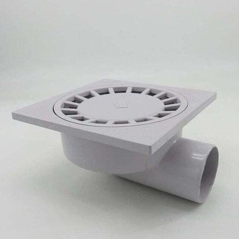 Bodensiphon, Pvc-wandsiphon 75 Mm, Abs-siphon Mit Hohem Durchfluss Für Badezimmer, Dusche, Seitlicher Siphon Mit Hohem Durchfluss, Langlebig