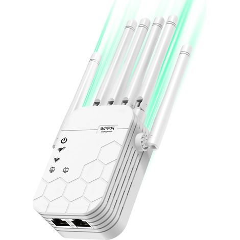 Wlan-signalverstärker Für Zuhause, Dualband 2,4 G/5 G, Wlan-repeater Mit Ethernet-anschluss