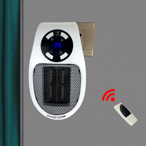 Elektrischer Heizlüfter, Mini-luftheizung, Leistungsstarker Ventilatorheizgerät 500w, Einstellbar Und Sparsam Für Badezimmer, Wohnzimmer Und Büro