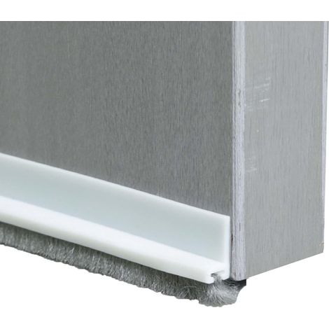 Hochwertige Türdichtung Für Untere Türkante, 1 Stück, 5 Cm Breit X 99 Cm Lang (weiß)