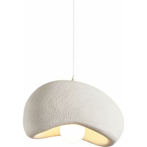 30 Cm Moderne Hängeleuchte Für Esszimmer, Küche, Insel, Flur, Restaurant – E27-fassung, Japanischer Wabi-sabi-stil, Vogelnestförmiges Design