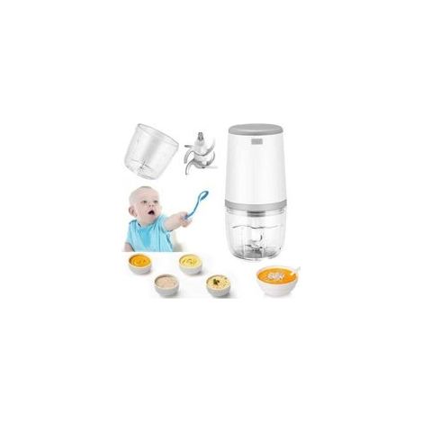 Mini-mixer Für Babys, Mini-küchenmaschine, Babymixer 300 Ml, Mini-elektrohacker, Mini-küchenmaschine Mit Usb-ladung, Elektrischer Mixer Für Kinder