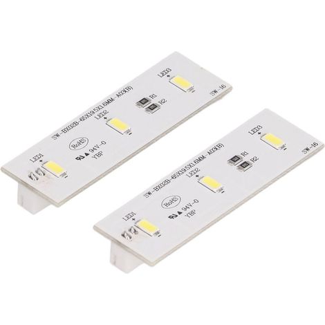 Led-ersatzlichtleiste Für Kühlschrank – 2 Stück – Weißes Licht 6000k – Kompatibel Mit Modellen Sw Bx02b, Homa, Electrolux