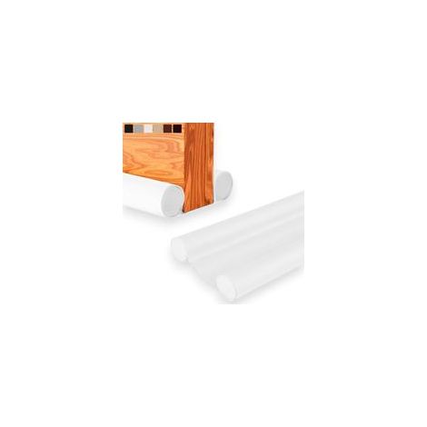 Isolierender Türdichtungsstreifen – Untere Türdichtung, Zugluftstopper, Schall- Und Wärmedämmung, Kälteschutz, Dichtung Für Eingang Und Haus, Verstellbar Bis 93 Cm (1, Weiß)