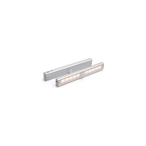 Bewegungsmelder-innenleuchte, 2er-pack Kabellose 10-led-leuchten, Usb-aufladbare Bewegungsmelder-lampen Mit Magnetfunktion, Für Schränke, Treppen, Flure, Garagen