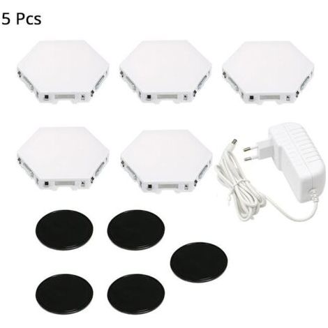 Modulare Quantenlampe, Led-leuchte, Berührungsempfindliche Hexagonale Wandlampe, Nachtlicht
