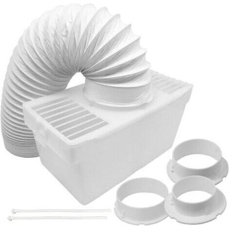 Universelles Kondensator-set Für Abluftschläuche Von Trocknern Mit 3 Adaptern (1,2 M)