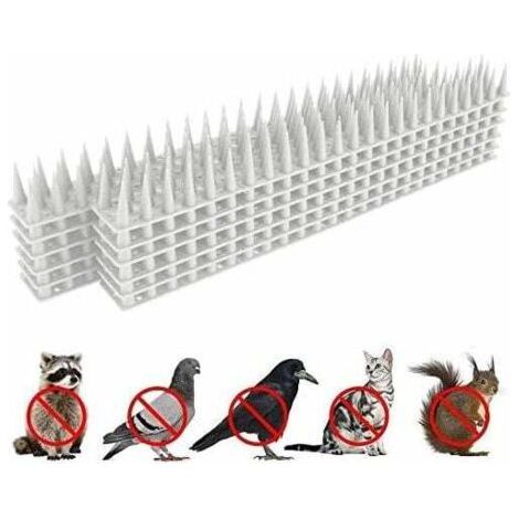 Taubenabwehr Für Balkon, Taubenrepellent, Katzenabwehr, Vogelabwehr, Vogelscheuche, Taubenschreck, Bird Tech, Gartenschutz, Spikes 3,6 M (weiß)