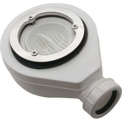 Duschablauf Ø90 Ohne Abdeckung siphon Mit Hohem Durchfluss 45 L/min kompatibel Mit Extraflachen Duschwannen einfache Installation