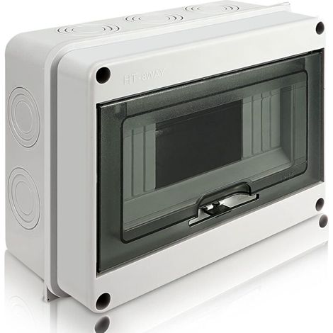 Wasserdichter Elektroschrank, Ip65 8-module Sicherungskasten, Wasserdichter Außen-elektrokasten, Schaltschrank, Anschlussdose Für Den Außeneinsatz