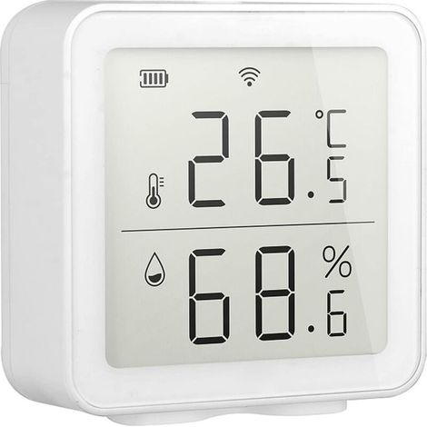Wifi-temperatursensor, Drahtloses Thermometer Und Hygrometer Für Smart Home, Drahtloser Temperatur- Und Feuchtigkeitssensor, Smart-home-szenensystem, Kompatibel Mit Alexa