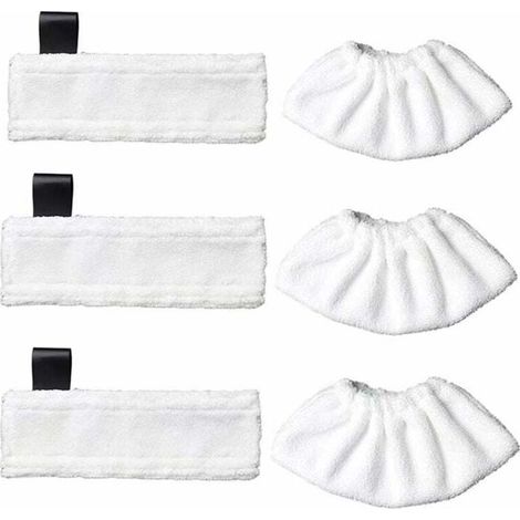 3er-set Mikrofaser-ersatzbezüge Und 3 Mikrofasertücher Für Kärcher Easy Fix Sc1/sc2/sc3/sc4/sc5/sv7, Zubehör-tuch Für Kärcher Easy Fix