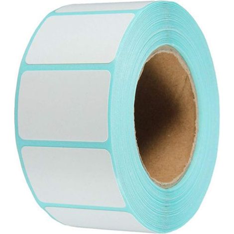 70er Pack Weiße Selbstklebeetiketten 60 Mm X 30 Mm Für Gefrierdosen Drucker