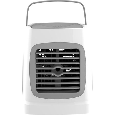 Persönlicher Mini-klimagerät Usb Wiederaufladbar – 3 Geschwindigkeiten – Mehrfarbige Led-leuchten – 400 Ml Tank Für Räume Bis Zu 12 M²