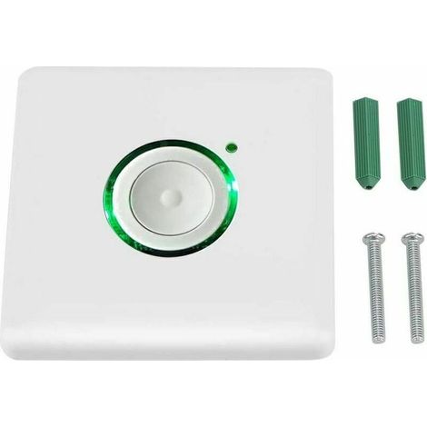 Wand-zeitschaltuhr, Ac110-220v Außen-led-berührungsschalter Mit Verzögerung, 16-stufige Zeitparameter, Countdown-timer