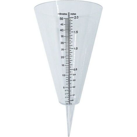 Regenmesser Zur Messung Der Niederschläge, Mit Leicht Ablesbarer Skala, Ideal Für Ihren Garten, Weiß