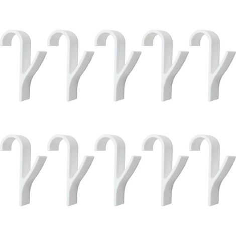 10 Stück Heizkörperhaken, Kunststoff-heizkörperhaken Weiß, Handtuchhalter Für Heizkörper Und Handtuchtrockner, Badezimmer-haken, Küchenhaken (weiß)