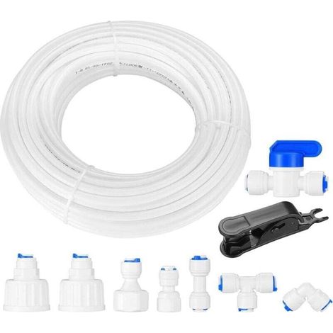 15 Meter Wasserzufuhrschlauch Und Kühlschrank-anschlussset, Schlauchverbindungen, Sanitäranschlüsse, Wasserfilterset Für Europäische Doppelkühlschränke